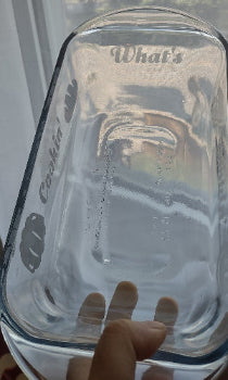 Handmade Etched Baking Dish 5x9 | Custom Kitchen Bakeware