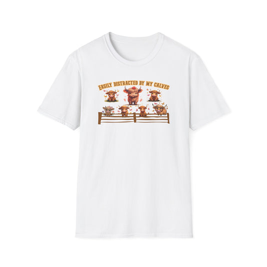 T-Shirt - 'Happily Distracted by My Calves'