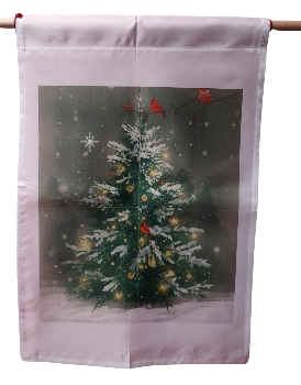 Handmade Holiday Door Decor & Garden Flag | Winter Seasonal