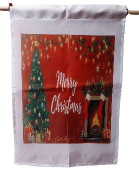 Handmade Holiday Door Decor & Garden Flag | Winter Seasonal