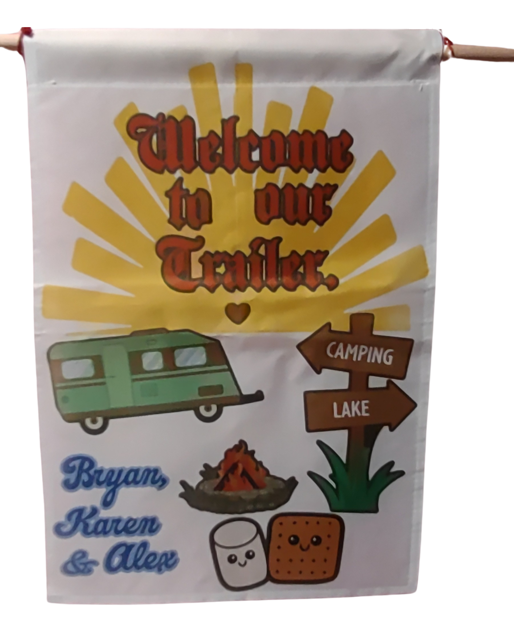 Handmade Garden Flags | Custom Outdoor Yard Decor - 3 Styles