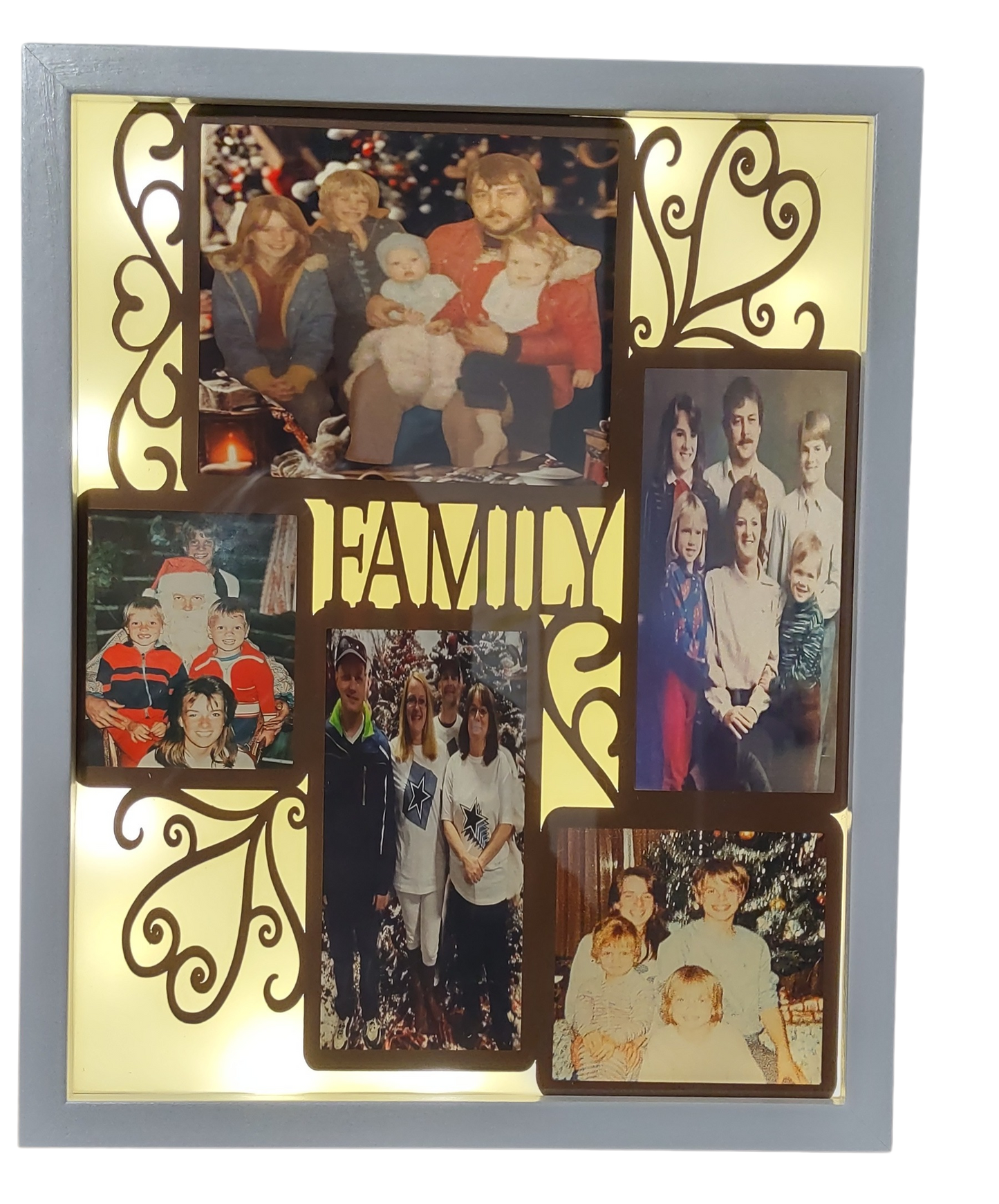 Shadowbox - 'Family' Photo (Illuminated)