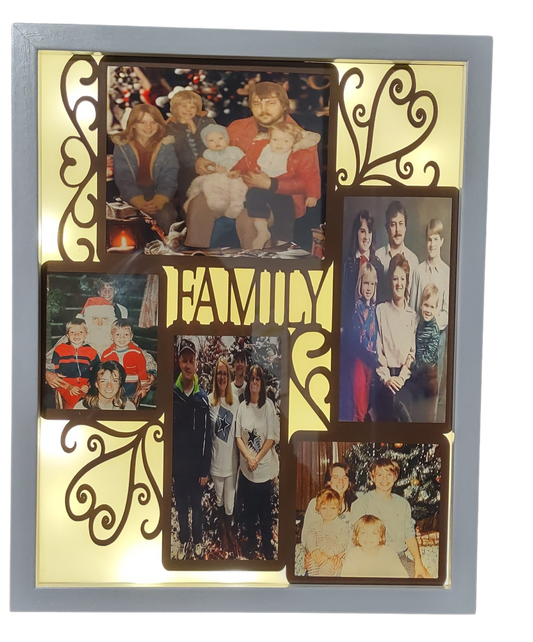 Shadowbox - 'Family' Photo (Illuminated)