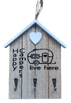 Handmade Key Holder Plaque | Wall Mounted Organizer Home Decor
