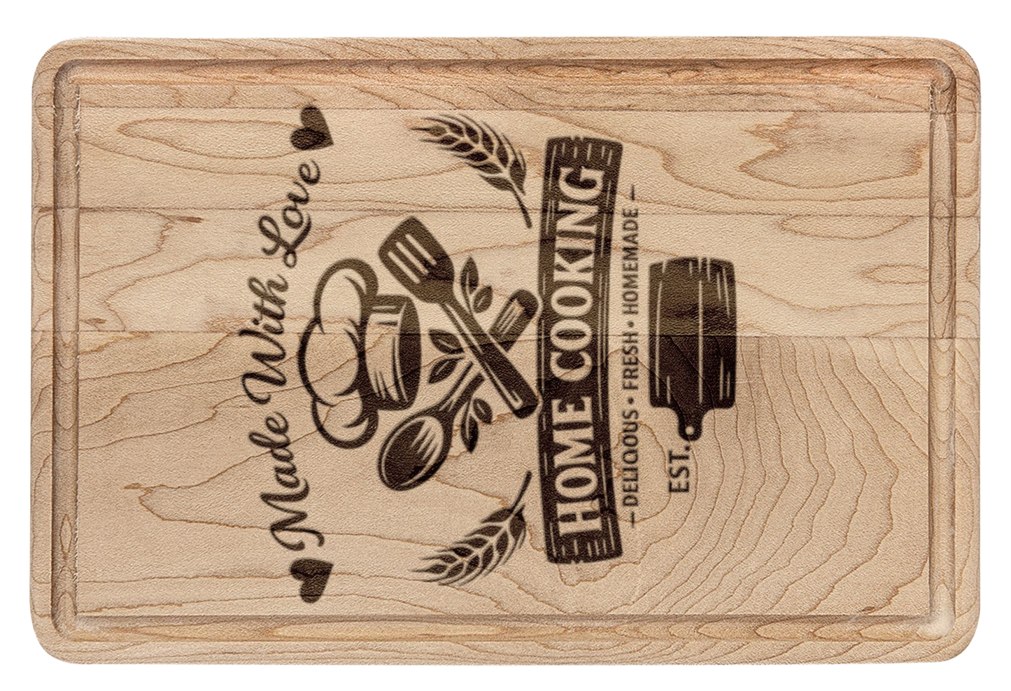 Cutting/Chopping Board - 'Made with Love...'