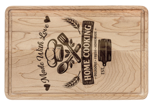 Cutting/Chopping Board - 'Made with Love...'