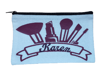 Handmade Custom Makeup Case | Personalized Cosmetic Bag