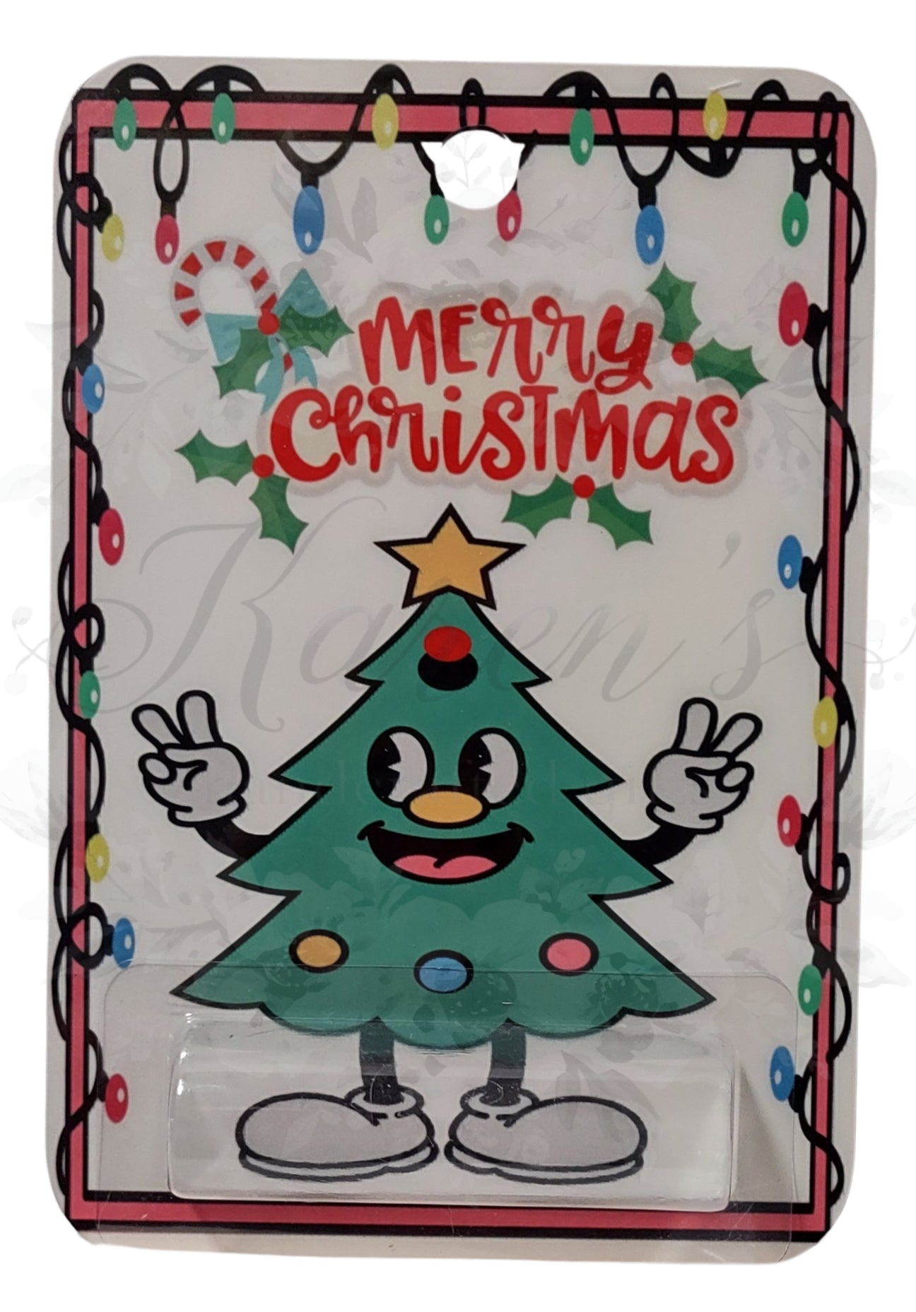 Handmade Winter Holiday Money Holders | Christmas Tree Decoration