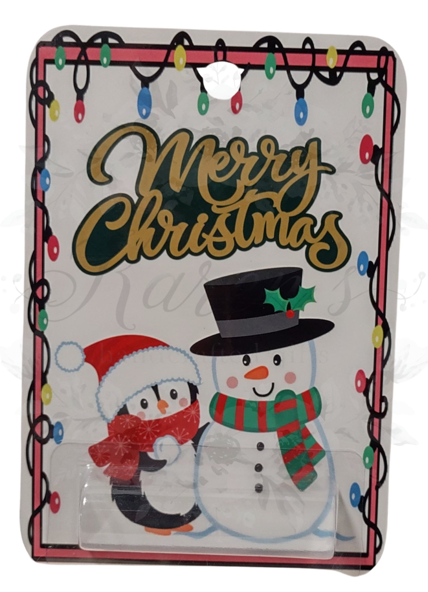 Handmade Winter Holiday Money Holders | Christmas Tree Decoration