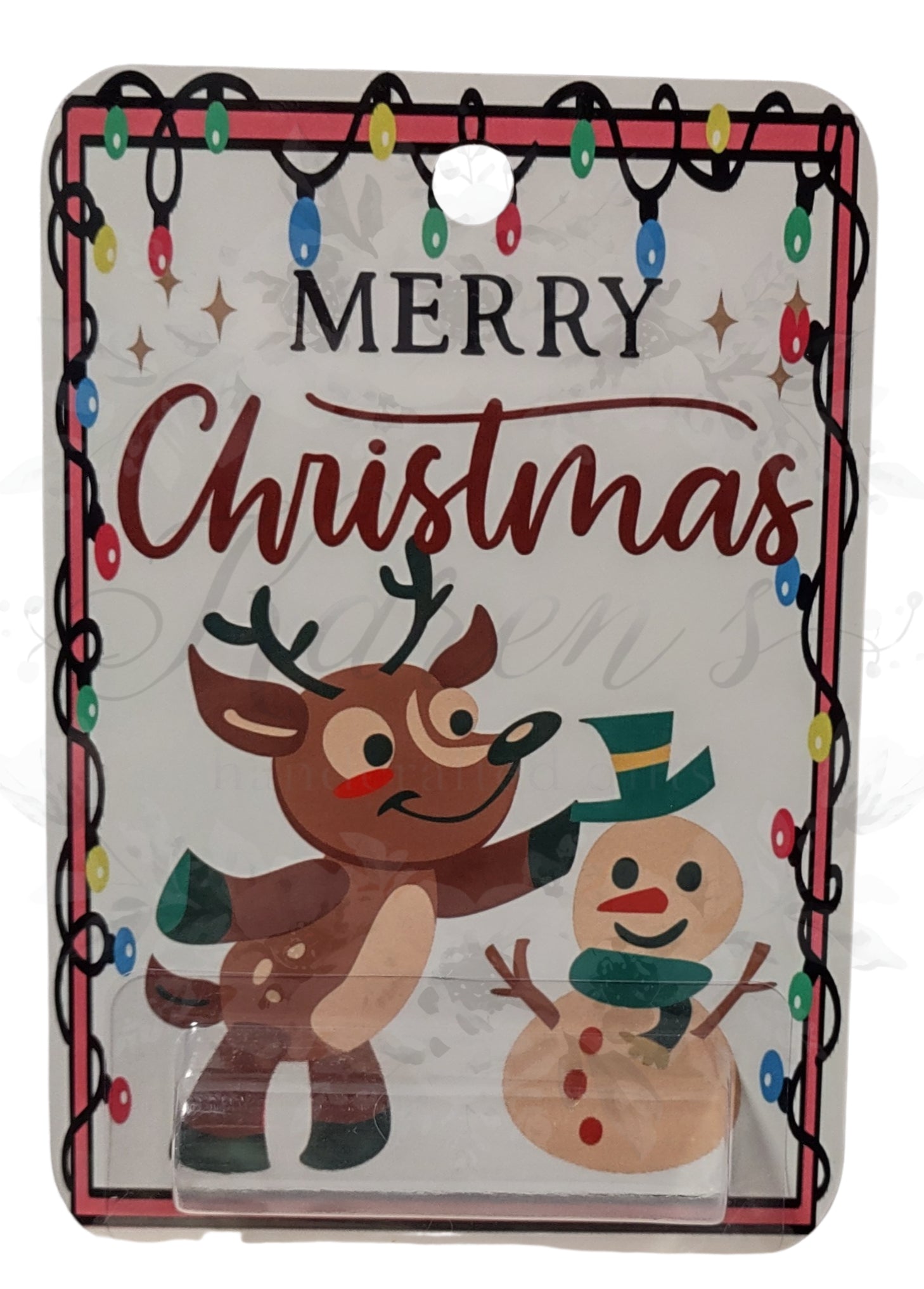 Handmade Winter Holiday Money Holders | Christmas Tree Decoration