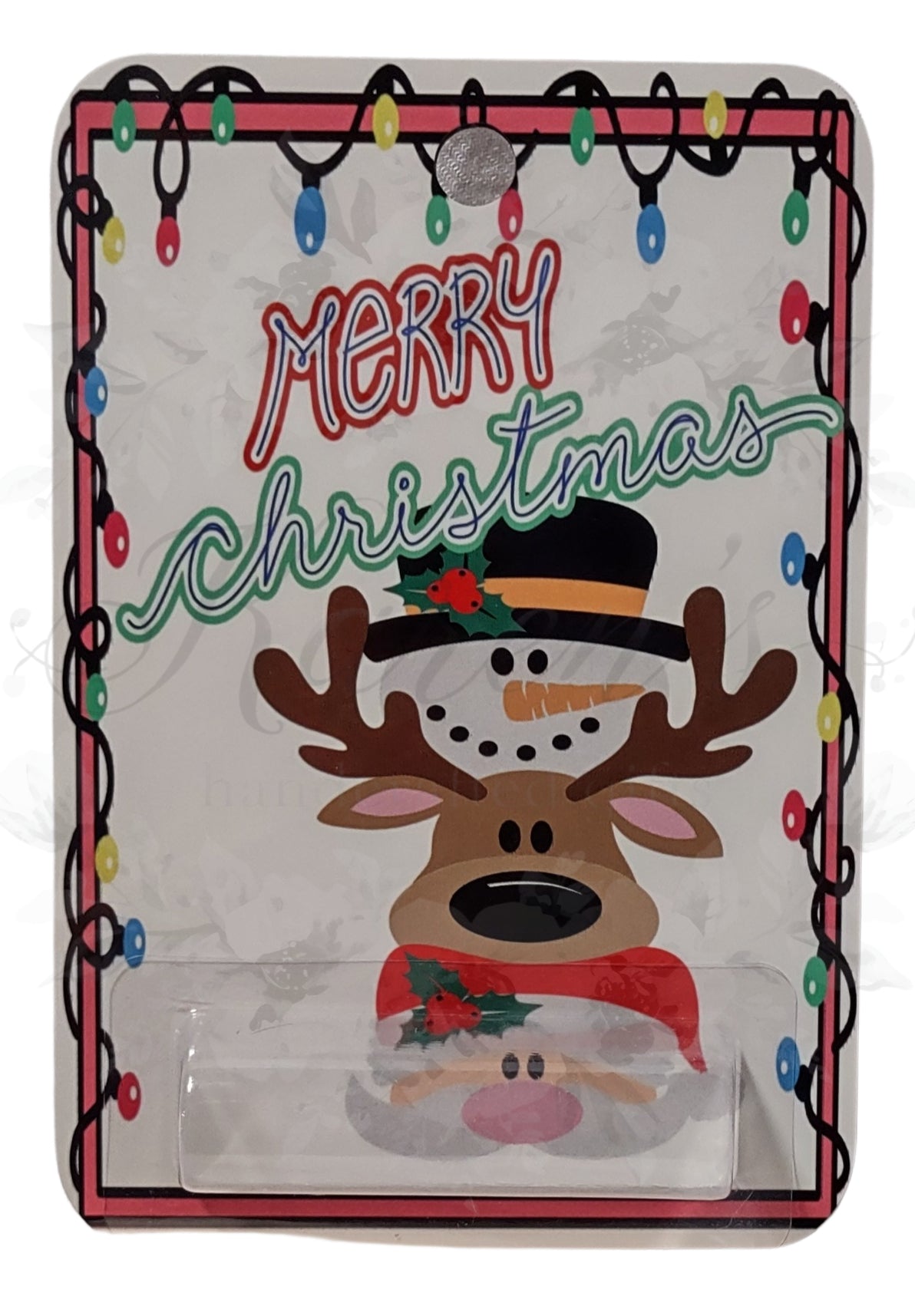 Handmade Winter Holiday Money Holders | Christmas Tree Decoration