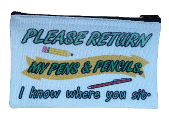 Handmade Custom Pencil Case | Personalized Organizer Pouch