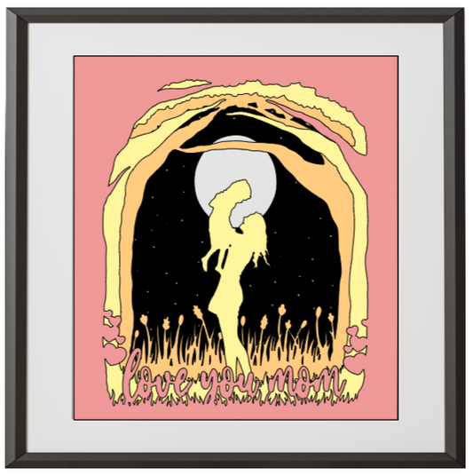 Mother's Day Gifts - Mother/Child Silhouette Non Illuminated Shadowboxes