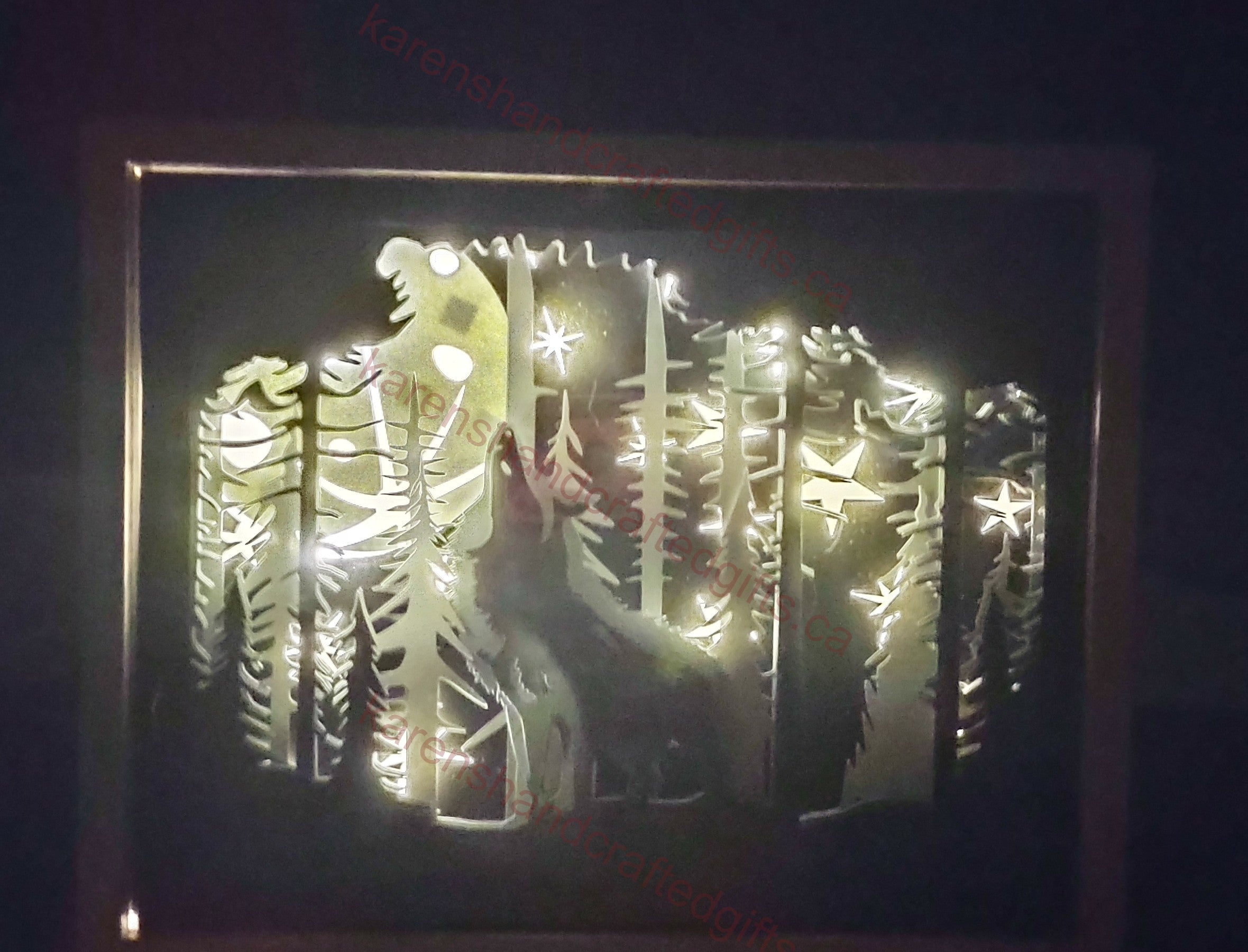 Handmade Both Illuminated & Non-Illuminated Shadowbox | Wall Decor