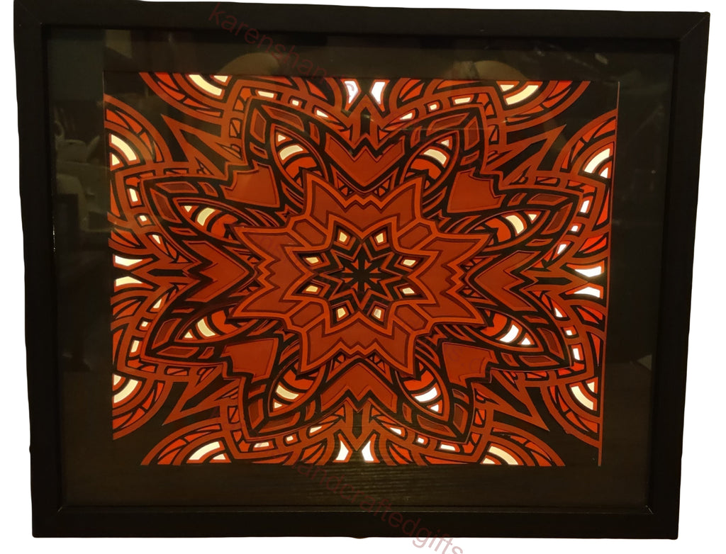 Handmade Both Illuminated & Non-Illuminated Shadowbox | Wall Decor