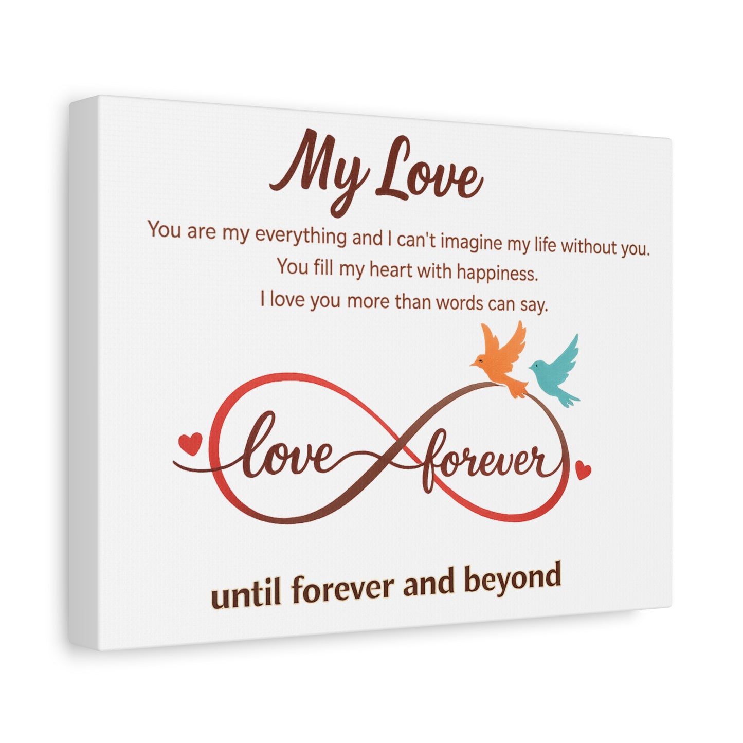 Decorative Canvas - 'My Love'