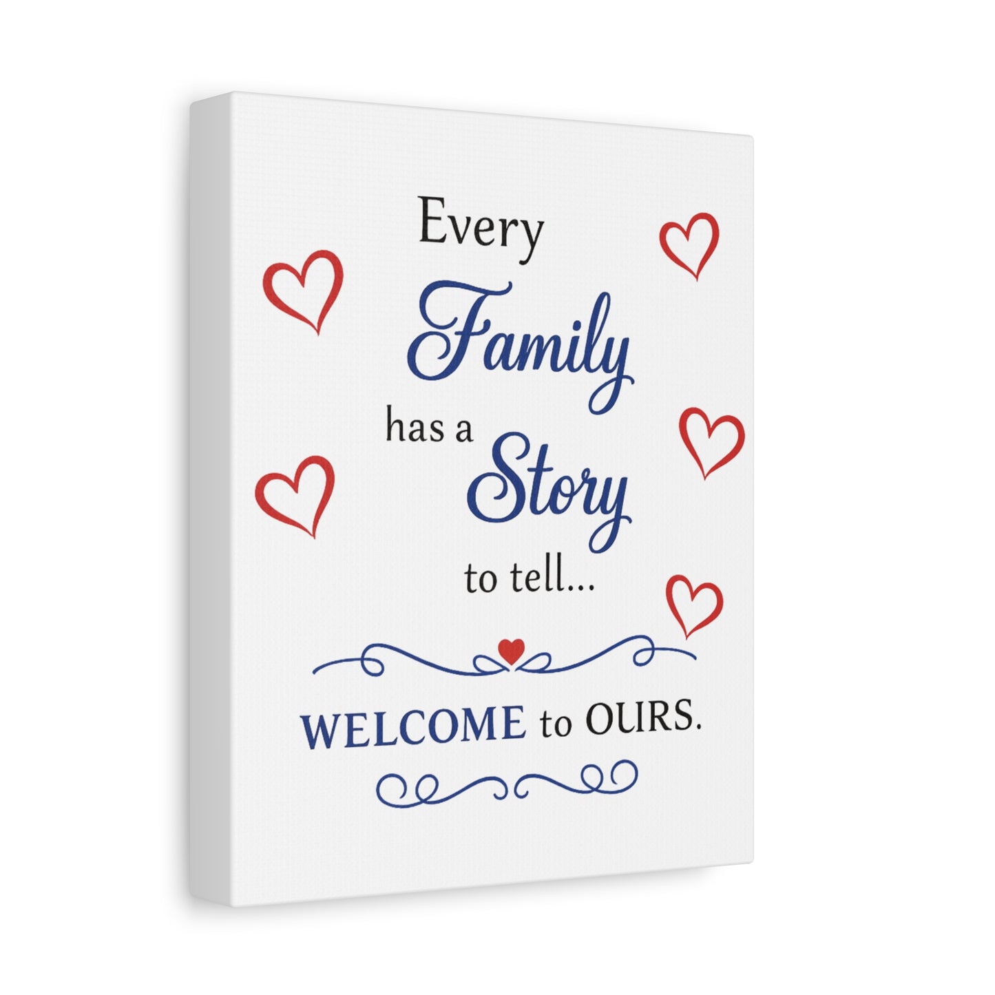 Decorative Canvas - 'Every Family....'