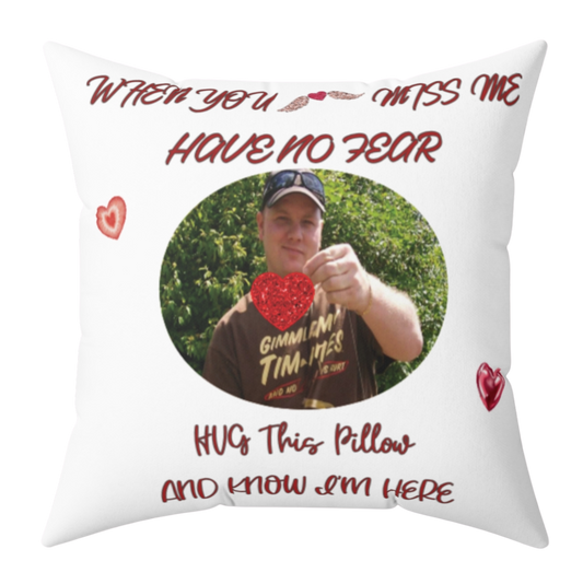 Memorial Gifts of Your Loved Ones - Hug Pillow Slipcover