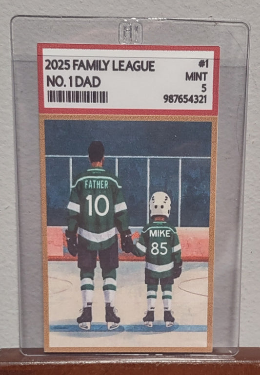 Father's Day Gift - Father & Child Sports Card